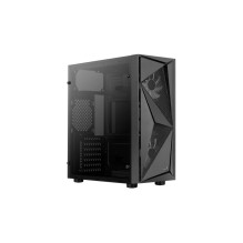 PC Korpusas - Aerocool PGS Glider Cosmo Midi-Tower, Grūdintas Stiklas, RGB, Juodas