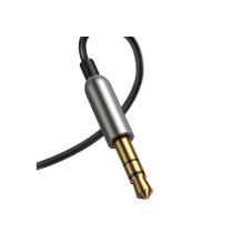 Garso Kabelis - Baseus CABA01-01 3.5mm į USB Type-A 0.5m Juodas Garso Kabelis - Baseus CABA01-01 3.5mm į USB Type-A 0.5m Juodas