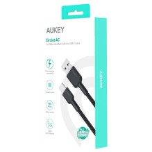 USB Kabelis - AUKEY CB-NAC1 1m USB A į USB C 60W Galia USB Kabelis - AUKEY CB-NAC1 1m USB A į USB C 60W Galia