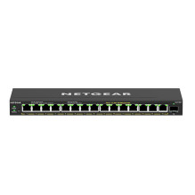 Switch - NETGEAR GS316EP Managed Gigabit 15 PoE Ports 180W Black