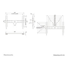Neomounts WL35S-850BL16 TV mount / stand