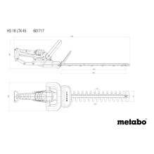 Metabo HS 18 LTX 45 Metabo HS 18 LTX 45