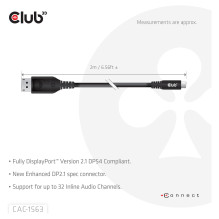 CLUB3D CAC-1563 video cable adapter