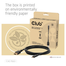 CLUB3D CAC-1563 video cable adapter