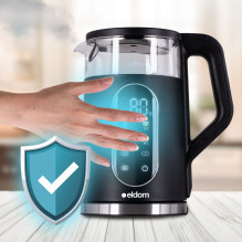 ELDOM CORDLESS KETTLE WITH TEMPERATURE CONTROL C560 NUVIA ELDOM CORDLESS KETTLE WITH TEMPERATURE CONTROL C560 NUVIA