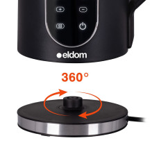 ELDOM CORDLESS KETTLE WITH TEMPERATURE CONTROL C560 NUVIA ELDOM CORDLESS KETTLE WITH TEMPERATURE CONTROL C560 NUVIA