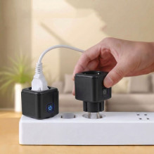 GreenBlue Remote-Controlled WiFi Outlet, Android / iOS / Alexa / Google Home, Timer, Wattmeter, Max 16A / 3840W, GB735 B GreenBlue Remote-Controlled WiFi Outlet, Android / iOS / Alexa / Google Home, Timer, Wattmeter, Max 16A / 3840W, GB735 B