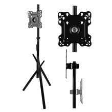 Maclean TV Floor Stand / Mount, 27-55", max. VESA 200x200, max. 60 kg, MC-181 B
