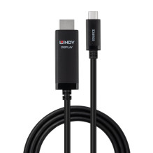 Adapterių Kabelis - Lindy 2m USB Type C į HDMI 8K 60Hz 7680x4320 Adapterių Kabelis - Lindy 2m USB Type C į HDMI 8K 60Hz 7680x4320