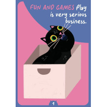 Kolekcionuojamos Kortelės - Cat Wisdom Oracle Cards 45 Kortelės Su Brošiūra