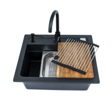 SINK ATROX30 G91 WITH MIXER BLACK SINK ATROX30 G91 WITH MIXER BLACK