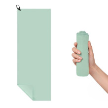 Sports towel Spokey, green, 120 cm x 50 cm Sports towel Spokey, green, 120 cm x 50 cm