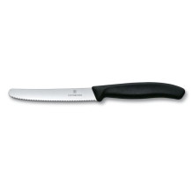 Stalo Peilių Rinkinys - Victorinox 7833 Dantyta Kraštas 6 Vnt 11cm Juodas Stalo Peilių Rinkinys - Victorinox 7833 Dantyta Kraštas 6 Vnt 11cm Juodas