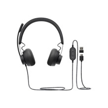 Aussie - Logitech Zone Wired Headset, Dual Noise-Canceling Mics, Teams Certified Aussie - Logitech Zone Wired Headset, Dual Noise-Canceling Mics, Teams Certified
