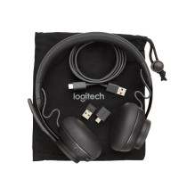 Aussie - Logitech Zone Wired Headset, Dual Noise-Canceling Mics, Teams Certified