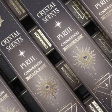 Smilkalų Lazdelės - Crystal Scents Cinamonas Su Pirito Kristalais 10 Vnt Smilkalų Lazdelės - Crystal Scents Cinamonas Su Pirito Kristalais 10 Vnt