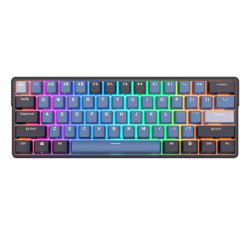 ROYAL KLUDGE RK61 Plus Black, Brown Switch, US
