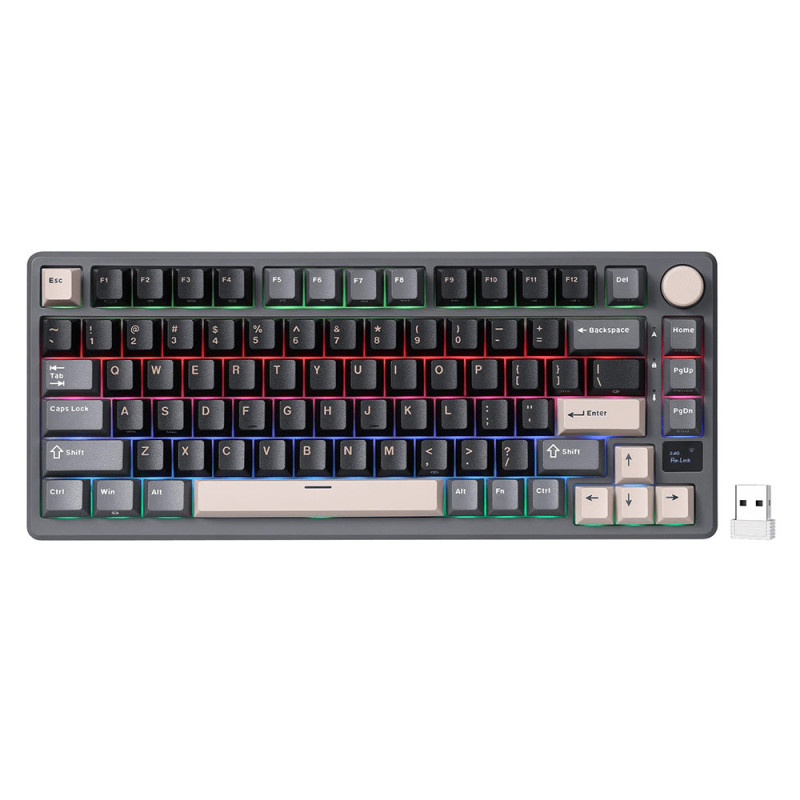 ROYAL KLUDGE M75 Phantom, Beige Switch, US