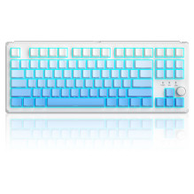 Magegee SKY87 White&amp;Blue Gradient, RGB, Blue Whale Switch, US