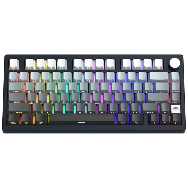 Magegee Light75 White Grey, RGB, Blue Whale Switch, US