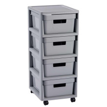 Storage locker Curver, grey col., 36 x 29 x 69 cm Storage locker Curver, grey col., 36 x 29 x 69 cm