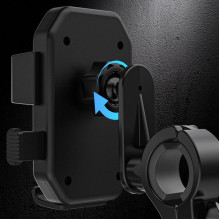 Dudao Dudao F7 holder for bike, motorcycle, scooter - black Dudao Dudao F7 holder for bike, motorcycle, scooter - black