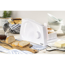 Adler AD 4703 slicer Electric 150 W White Plastic