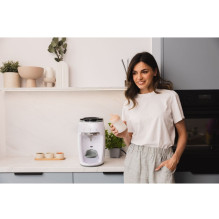 Namų ir virtuvės prietaisas - Momini MilkMagic daugiafunkcinis gėrimų gamintojas, 1,5L, automatinis valymas, balta Namų ir virtuvės prietaisas - Momini MilkMagic daugiafunkcinis gėrimų gamintojas, 1,5L, automatinis valymas, balta