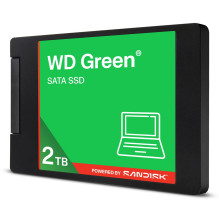 Western Digital Green WD ™ SATA SSD 2,5" / 7 mm POWERED BY SANDISK 2 TB Western Digital Green WD ™ SATA SSD 2,5" / 7 mm POWERED BY SANDISK 2 TB