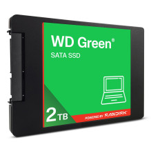 Western Digital Green WD ™ SATA SSD 2,5" / 7 mm POWERED BY SANDISK 2 TB Western Digital Green WD ™ SATA SSD 2,5" / 7 mm POWERED BY SANDISK 2 TB