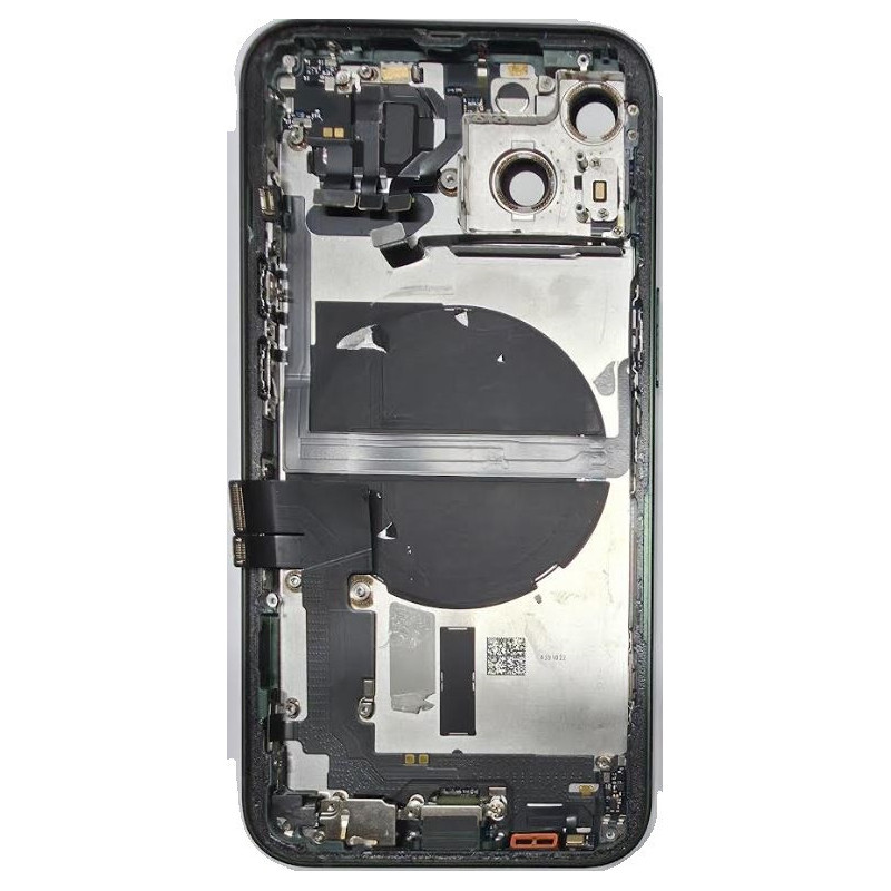 Galinis dangtelis iPhone 13 Green su NFC ir įkrovimo kontaktų, su mikrofonu originalus (used Grade C)