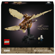 LEGO ICONS Leonardo da Vinci skraidantis aparatas