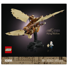 LEGO ICONS Leonardo da Vinci skraidantis aparatas