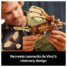 LEGO ICONS Leonardo da Vinci skraidantis aparatas