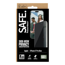 „PanzerGlass SAFE. by ®“ dvipusis privatumo ekrano apsauginis dėklas „iPhone 17 Pro Max“, itin platus pritaikymas su „Ea