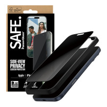 PanzerGlass SAFE. by ® 2-Way Privacy Screen Protector iPhone 17 Pro Max, Ultra-Wide Fit w. EasyAligner