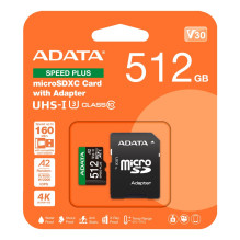 ADATA Speed Plus 512 GB MicroSDXC Class 10 ADATA Speed Plus 512 GB MicroSDXC Class 10