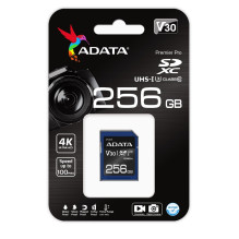 ADATA ASDX256GUI3V30S-R memory card 256 GB SDXC UHS-I Class 10 ADATA ASDX256GUI3V30S-R memory card 256 GB SDXC UHS-I Class 10