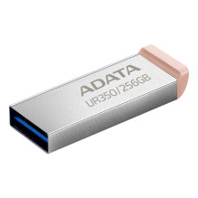 ADATA UR350 USB flash drive 256 GB USB Type-A 3.2 Gen 1 (3.1 Gen 1) Brown, Stainless steel