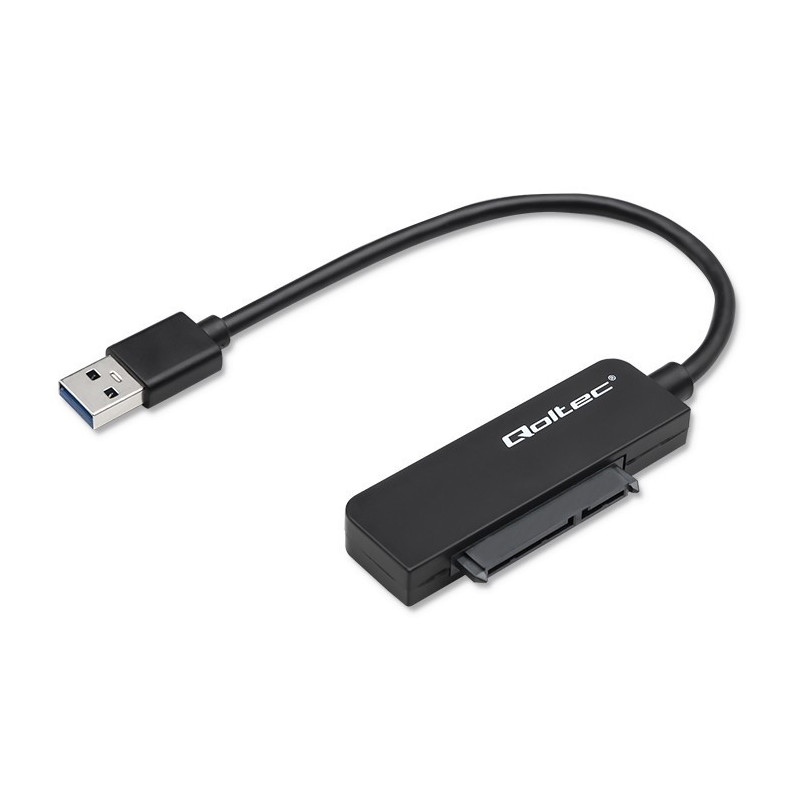 Qoltec SATA adapter SSD HDD 2.5 drive USB 3.0 2TB 52268