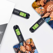 ADATA UC300 USB flash drive 128 GB USB Type-C 3.2 Gen 1 (3.1 Gen 1) Black, Green ADATA UC300 USB flash drive 128 GB USB Type-C 3.2 Gen 1 (3.1 Gen 1) Black, Green