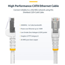 StarTech.com NLWH-3M-CAT8-PATCH networking cable