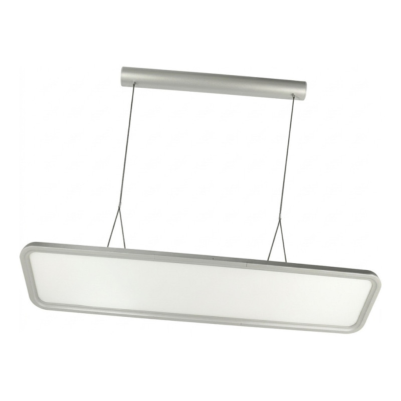 Synergy 21 LED office line pendant panels - grey, dimmable