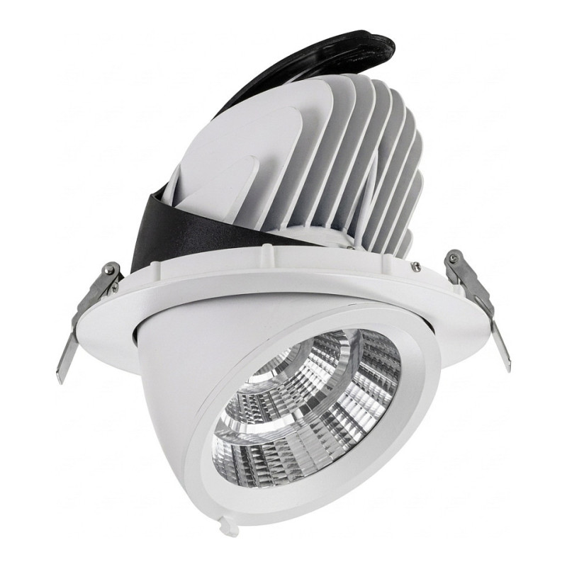 Synergy 21 LED Downlight 40W white, swiveling, warm white