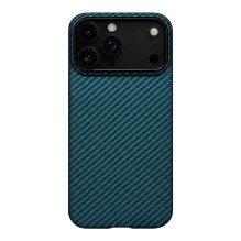 Pitaka Ultra-Slim Case for iPhone 17 Pro Blue / Gray Twill