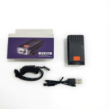 iLike USB Rechargeable Bike Front Light, JH420 High Brightness LED Bicycle Headlight, IP65 Waterproof Cycling Light for 