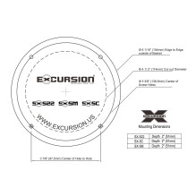 Excursion SX-5C dB - 2-drożny zestaw głośników