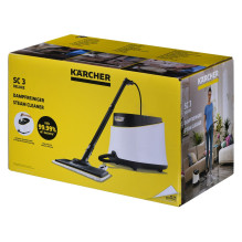 Kärcher SC 3 Deluxe 1 L 1900 W Juoda, Balta Kärcher SC 3 Deluxe 1 L 1900 W Juoda, Balta