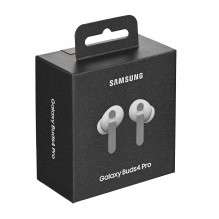 „Samsung Galaxy Buds 4 Pro True Wireless Stereo“ (TWS) į ausis įdedamos „Bluetooth“ ausinės, baltos „Samsung Galaxy Buds 4 Pro True Wireless Stereo“ (TWS) į ausis įdedamos „Bluetooth“ ausinės, baltos