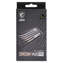 MSI SPATIUM M480 PRO PCIe 4.0 NVMe M.2 1TB PCI Express 4.0 3D NAND MSI SPATIUM M480 PRO PCIe 4.0 NVMe M.2 1TB PCI Express 4.0 3D NAND